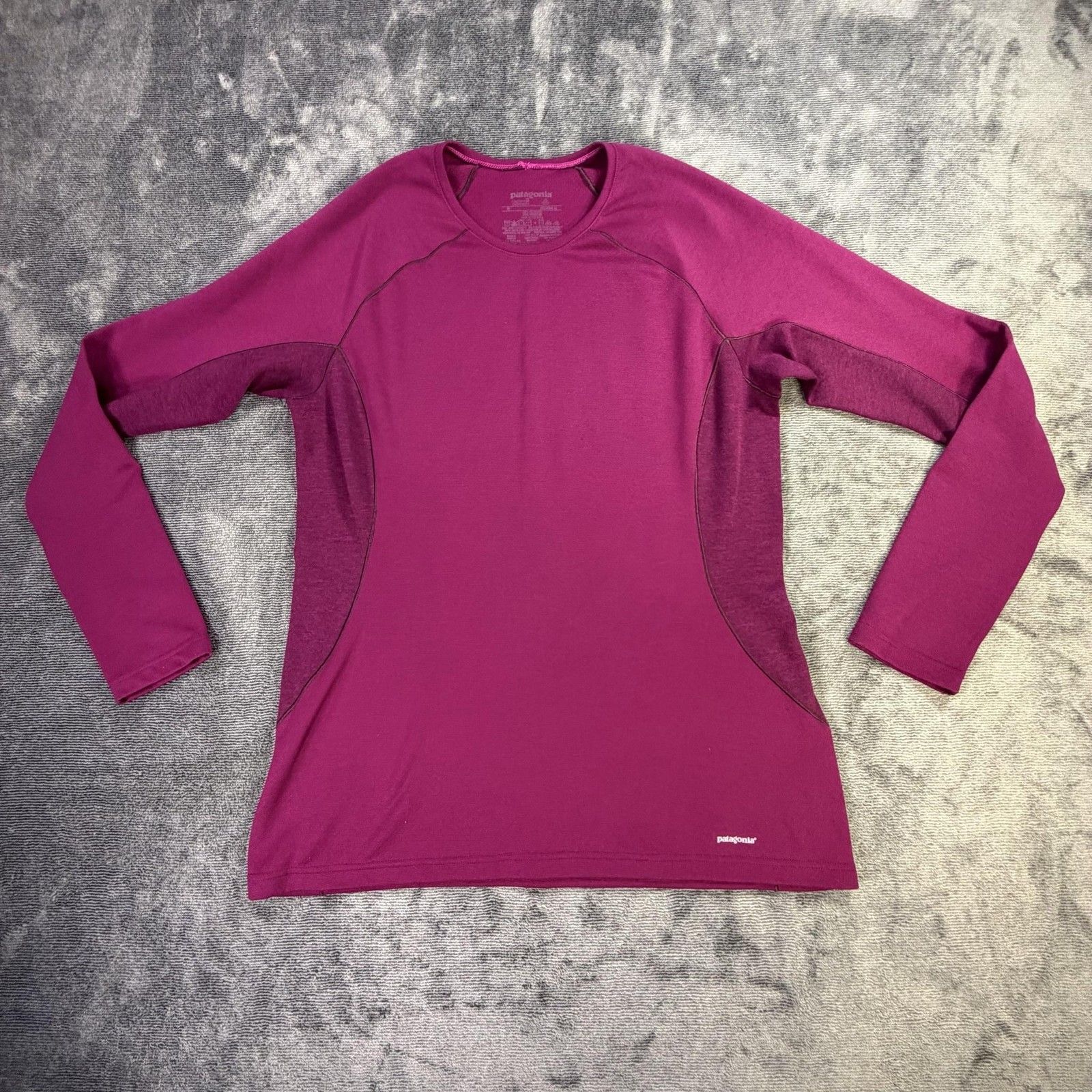 Patagonia Capilene 3 Shirt Womens Size Medium Pink Long Sleeve Baselayer Top